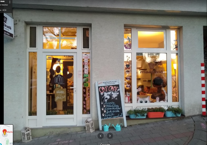 Кофейня Mačkafé в Братиславе - экстерьер